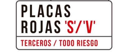 placas rojas